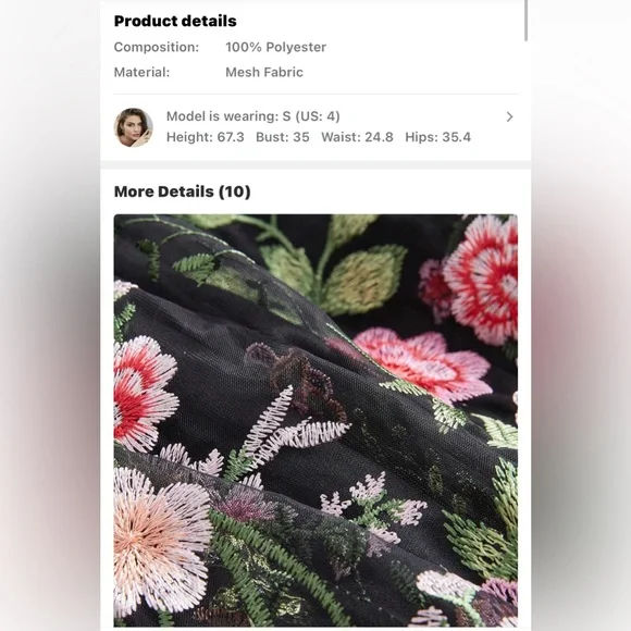 Anewsta Women Elegant Vacation Floral - Picture 8 of 10